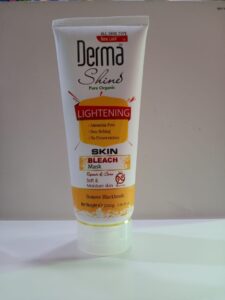 Dermashine facial bleach mask 