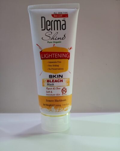 Dermashine facial bleach mask