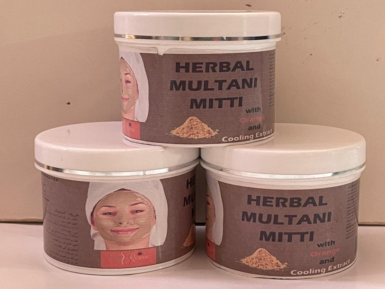 Herbal Multani Mitti - Herbal Mud Mask - Cooling MudMask 100g - Image 4