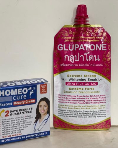 Glupatone emulsion with homeocure cream