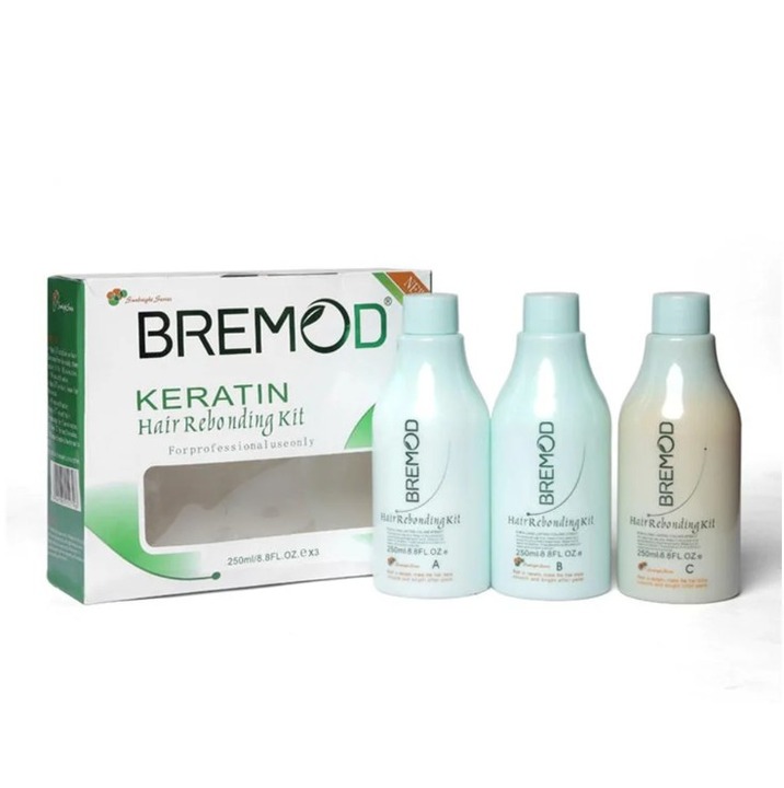 Bremod Keratin Kit : Silky Straight Keratin Rebonding 250 ml - Image 2