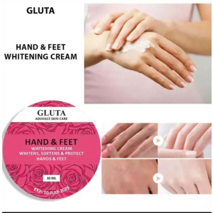 gluta bright hand foot cream